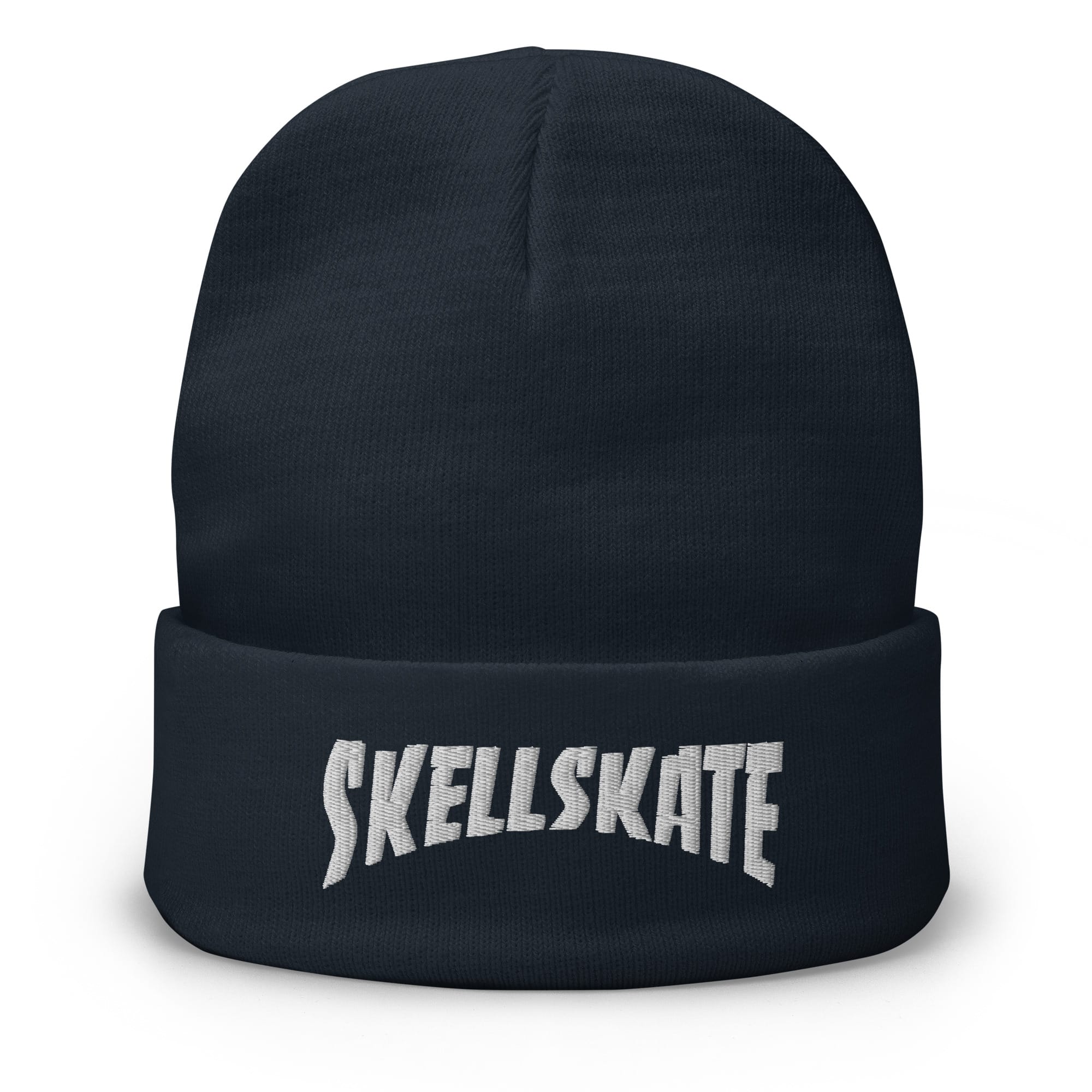 knit beanie navy front 69189d0436a57 Skellskate beanie 'Trasher' - Bild 2